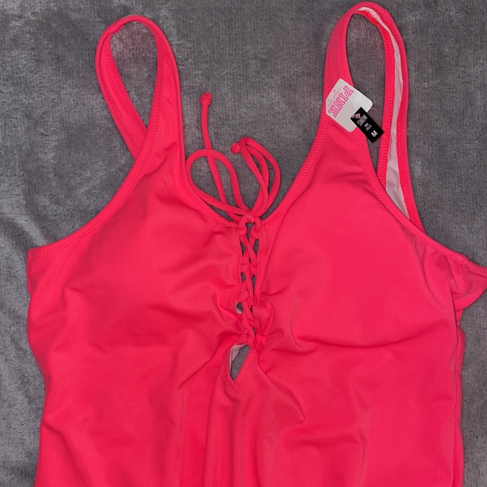 Victoria Secret PINK NWT Pink One piece - Picture 1 of 10